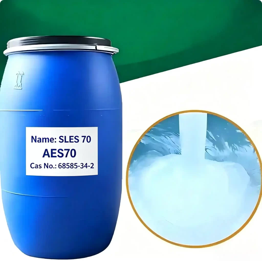 Sodium Laureth Sulfate SLES AES CAS68585-34-2 EINECS500-223-8 anionic surfactant 70% paste for detergent and personal care